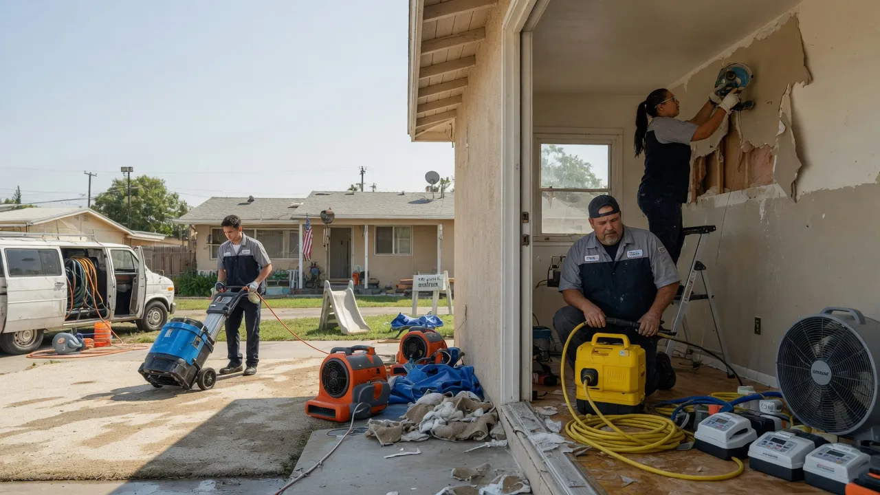 Water Damage Restoration in Telferner, TX near me
